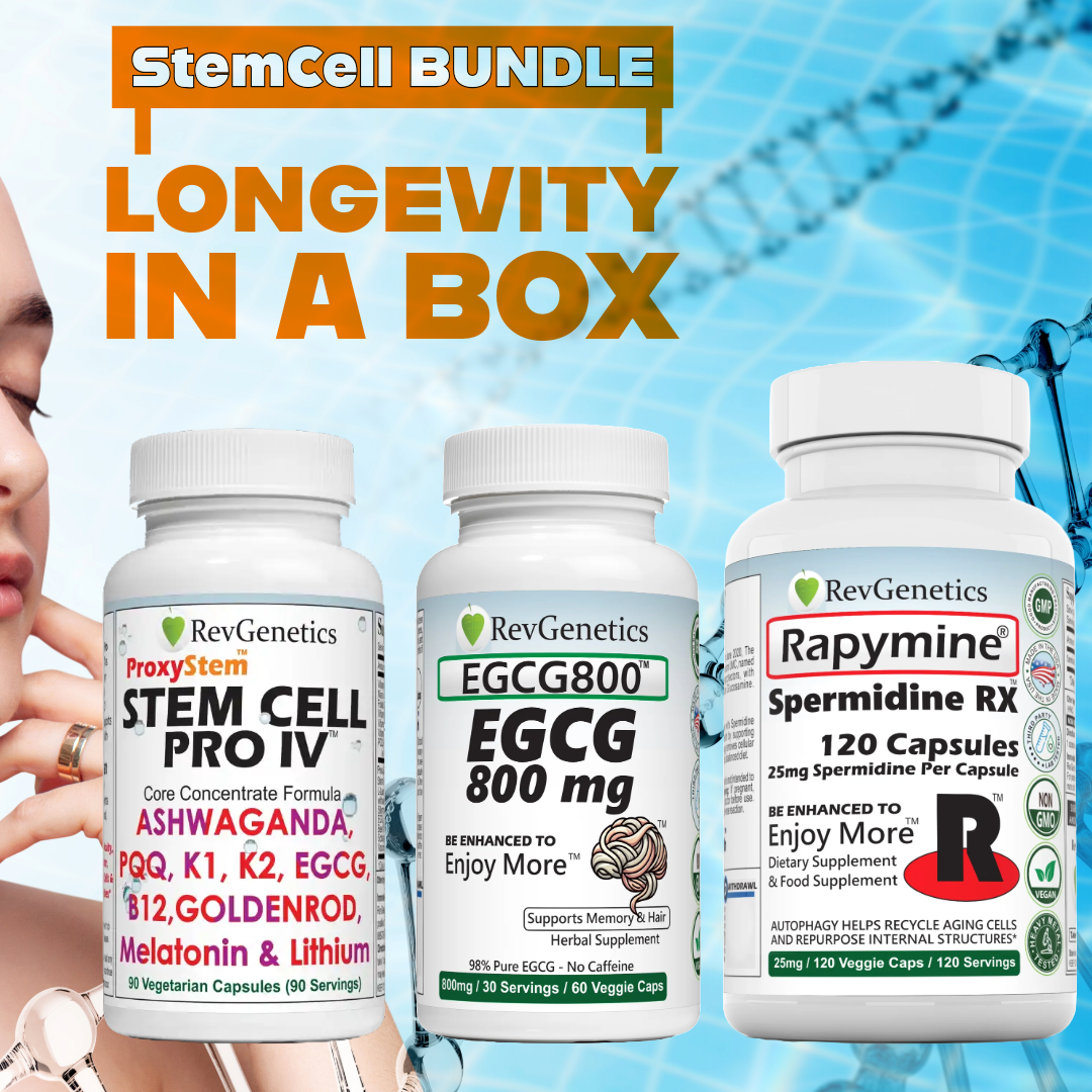 RevGenetics StemCell Bundle - Longevity In A Box StemCellBundle Member Products,All Products